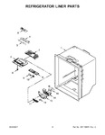 Diagram for 03 - Refrigerator Liner Parts