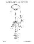 Diagram for 05 - Gearcase, Motor And Pump Parts