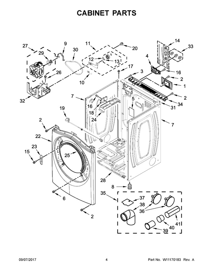 Diagram for WED92HEFW1