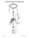 Diagram for 05 - Gearcase, Motor And Pump Parts