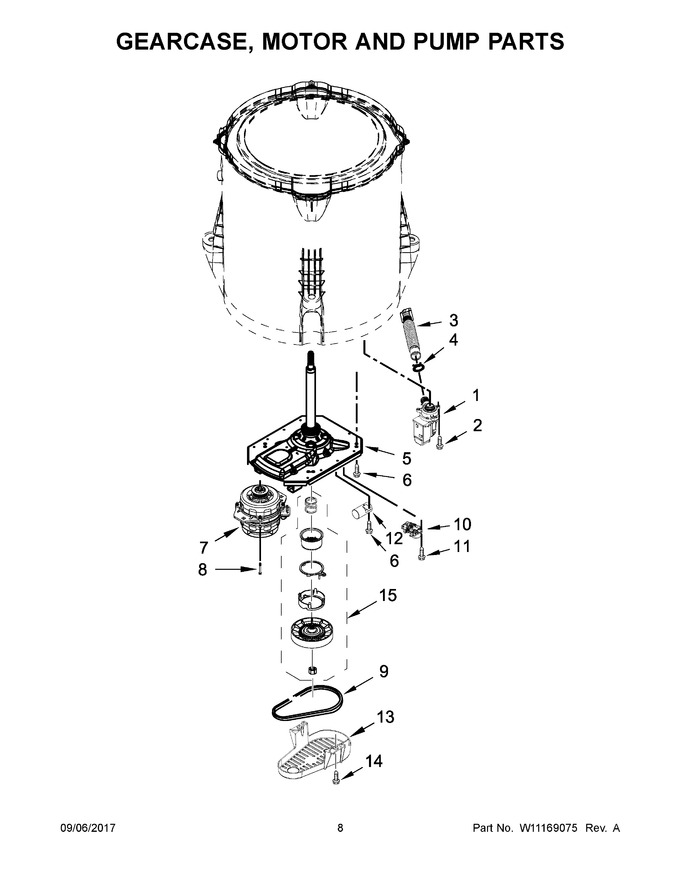 Diagram for WTW4616FW2