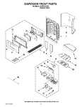 Diagram for 09 - Dispenser Front Parts