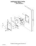 Diagram for 08 - Dispenser Front Parts