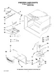 Diagram for 02 - Freezer Liner Parts