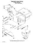 Diagram for 06 - Freezer Liner Parts