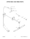 Diagram for 08 - Upper Wash And Rinse Parts