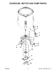 Diagram for 05 - Gearcase, Motor And Pump Parts