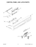 Diagram for 03 - Control Panel And Latch Parts