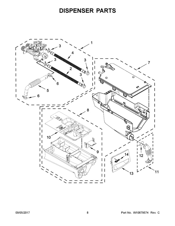 Diagram for WFW87HEDW1