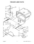 Diagram for 04 - Freezer Liner Parts