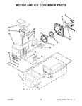 Diagram for 10 - Motor And Ice Container Parts