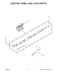 Diagram for 03 - Control Panel And Latch Parts