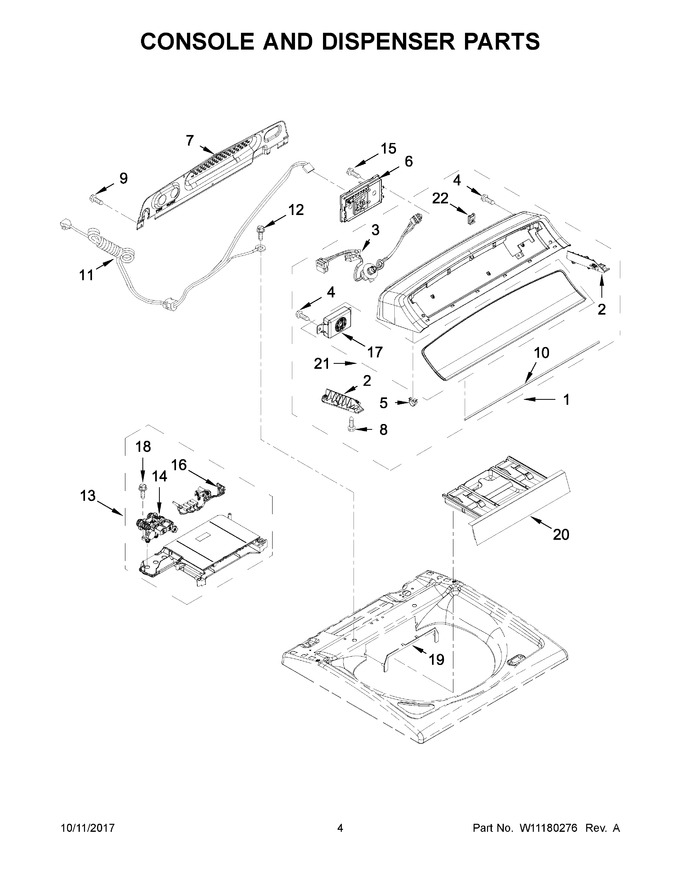 Diagram for WTW8000DW4