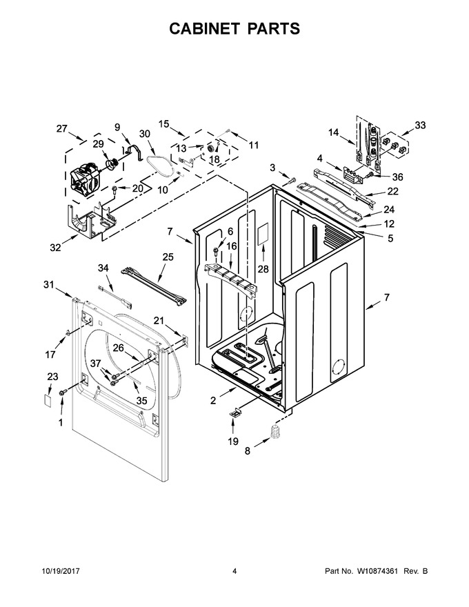 Diagram for WED8700EC2