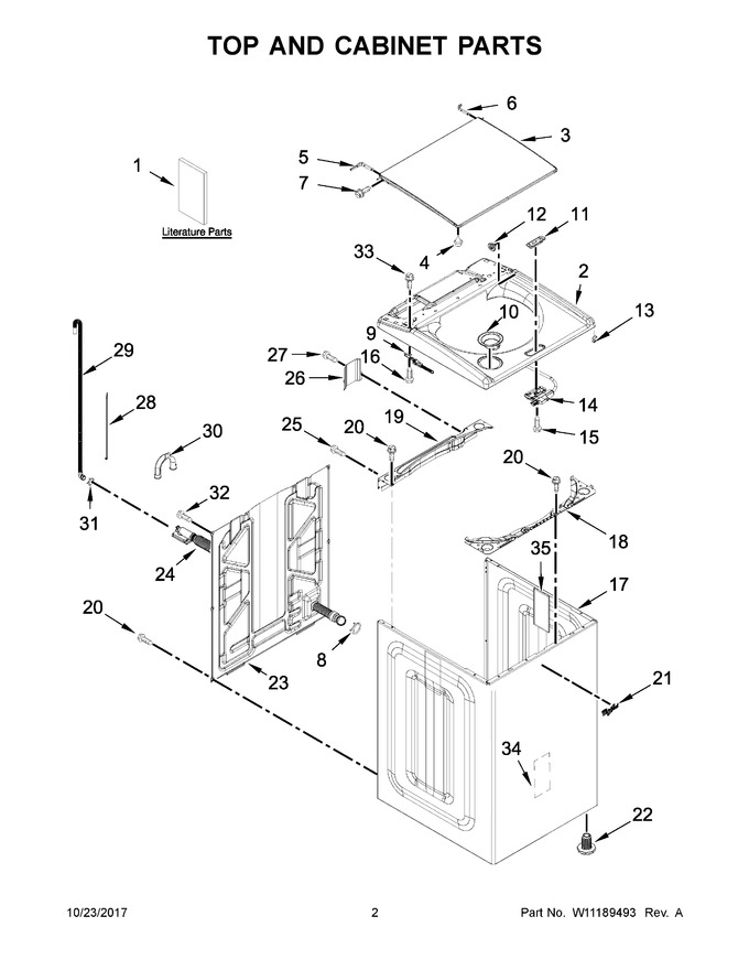 Diagram for WTW8700EC1