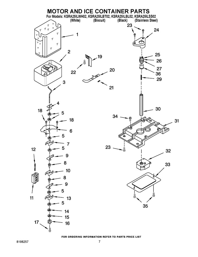 Diagram for KSRA25ILWH02