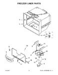 Diagram for 03 - Freezer Liner Parts