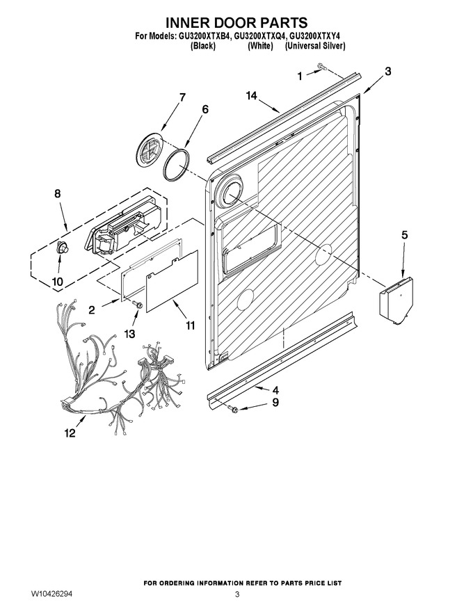 Diagram for GU3200XTXB4