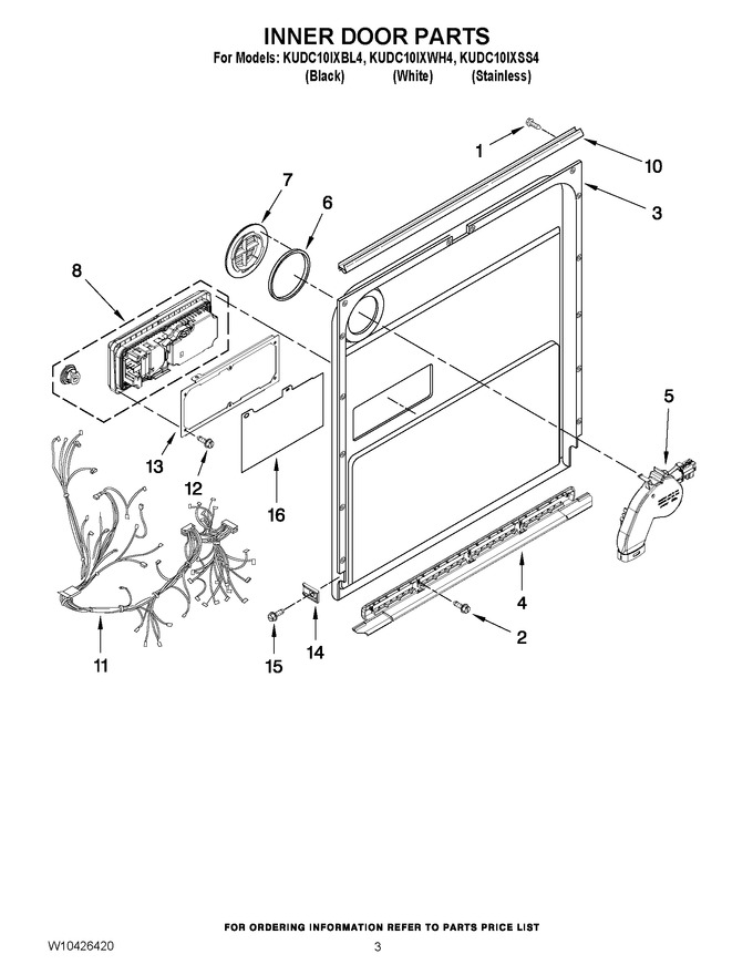 Diagram for KUDC10IXWH4