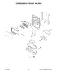 Diagram for 09 - Dispenser Front Parts