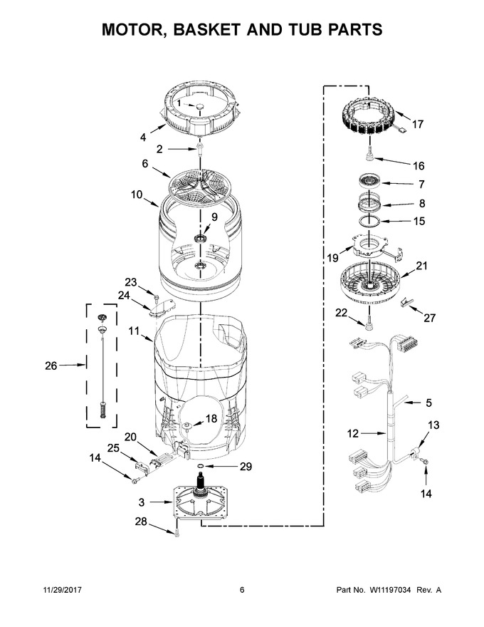 Diagram for WTW8500DW5