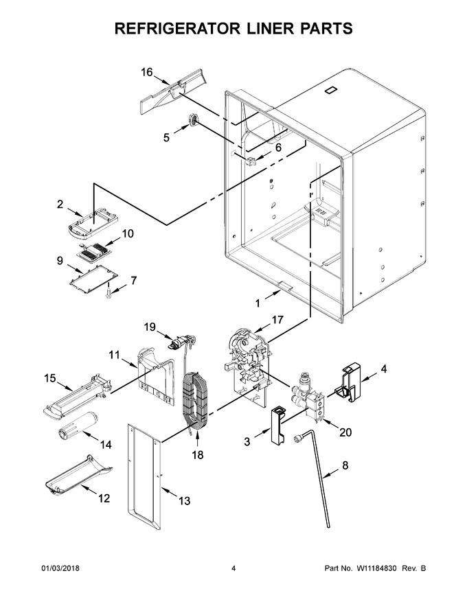 Diagram for WRF555SDFZ05