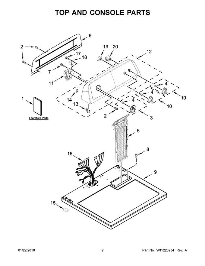 Diagram for WGD4850HW0