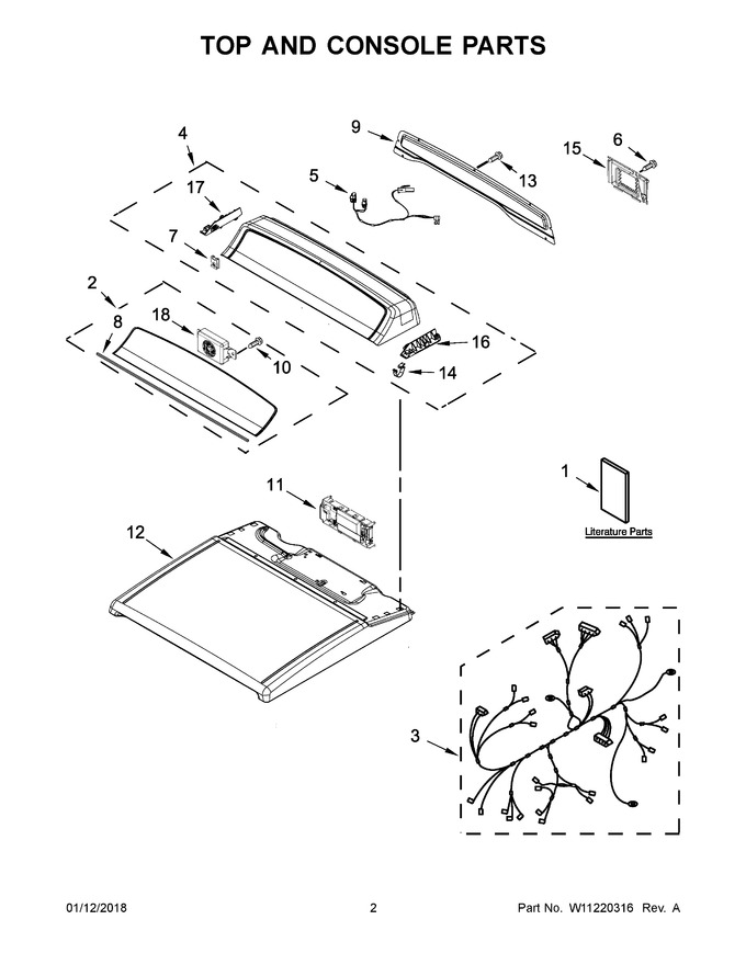 Diagram for YWED8000DW4