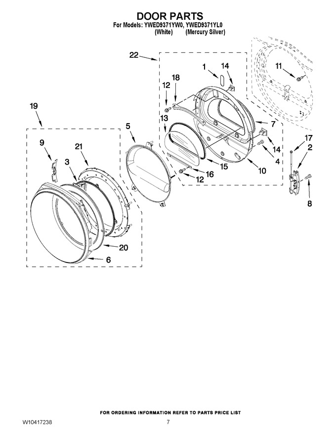 Diagram for YWED9371YL0