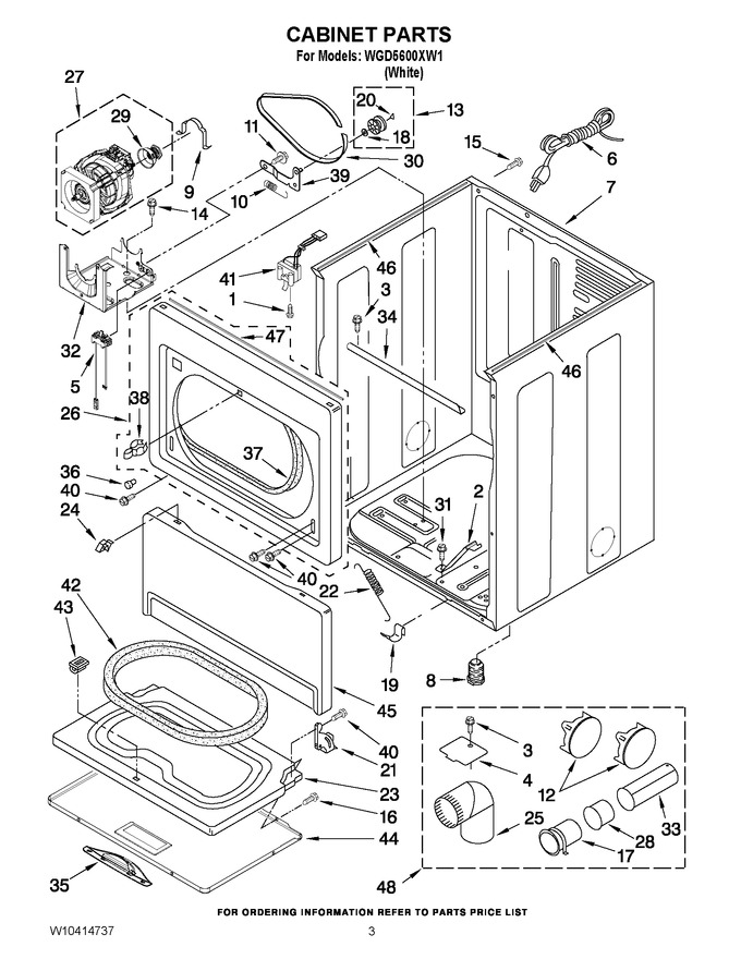 Diagram for WGD5600XW1