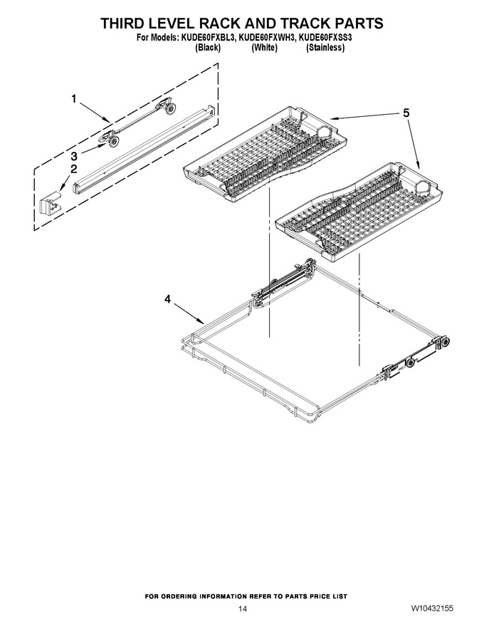 Diagram for KUDE60FXWH3