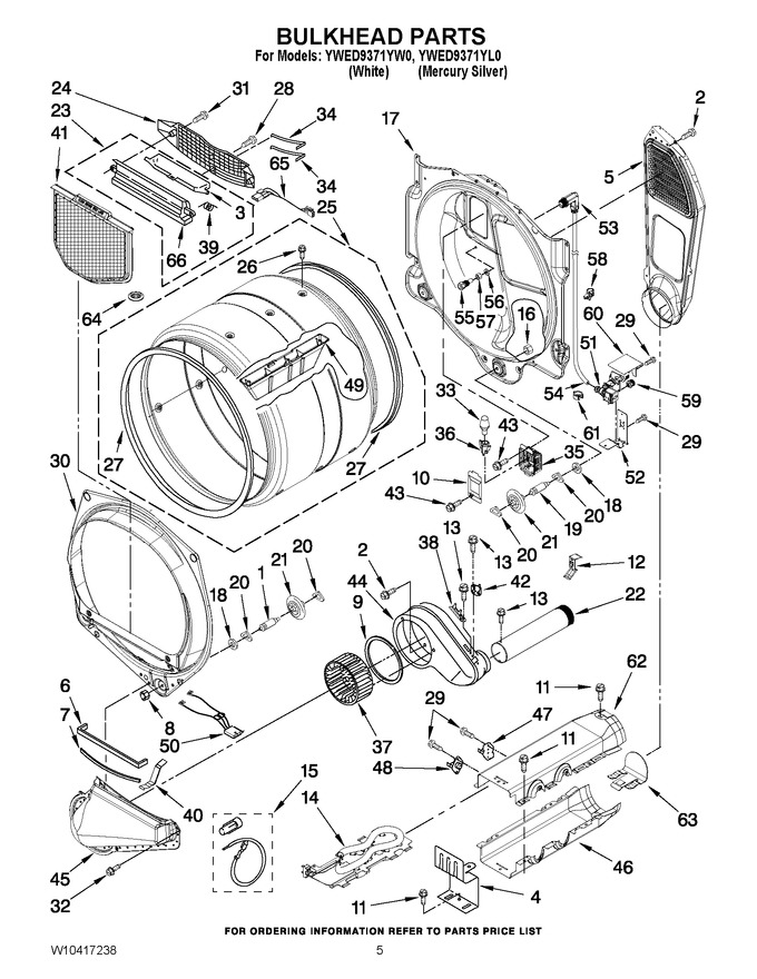 Diagram for YWED9371YL0