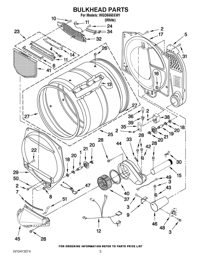 Diagram for WGD5550XW1