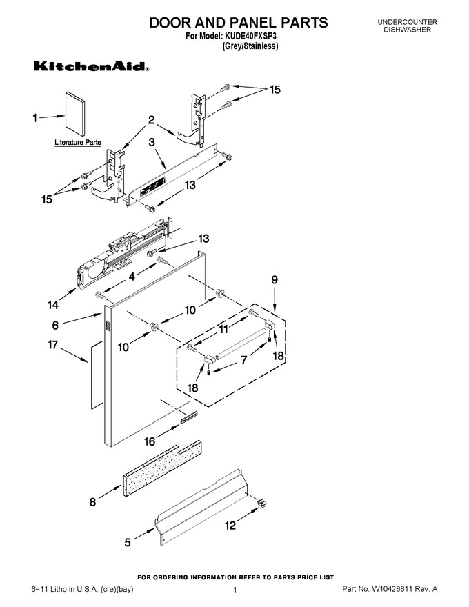 Diagram for KUDE40FXSP3