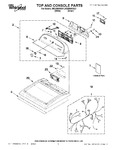 Diagram for 01 - Top And Console Parts
