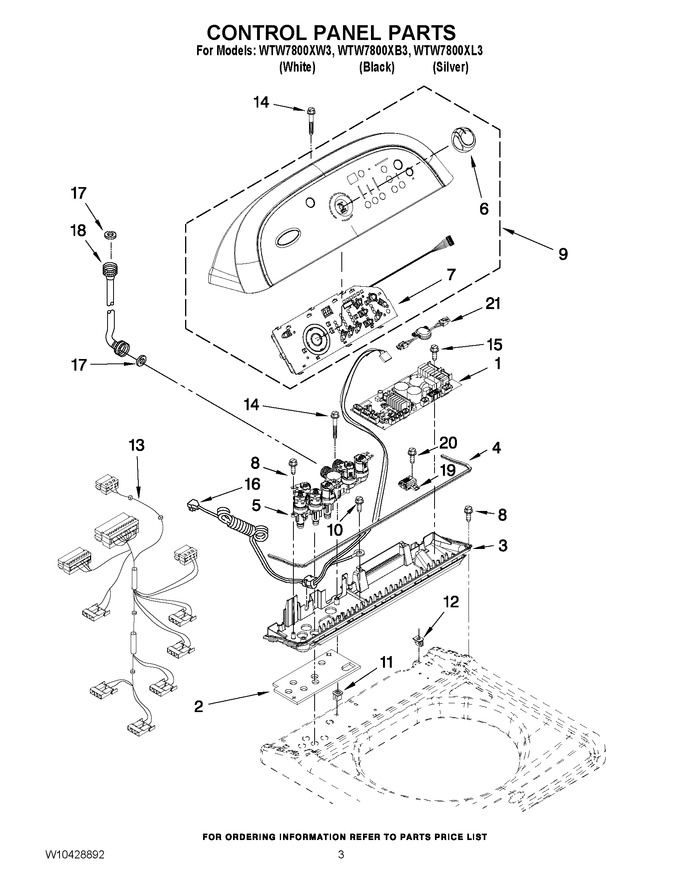 Diagram for WTW7800XB3