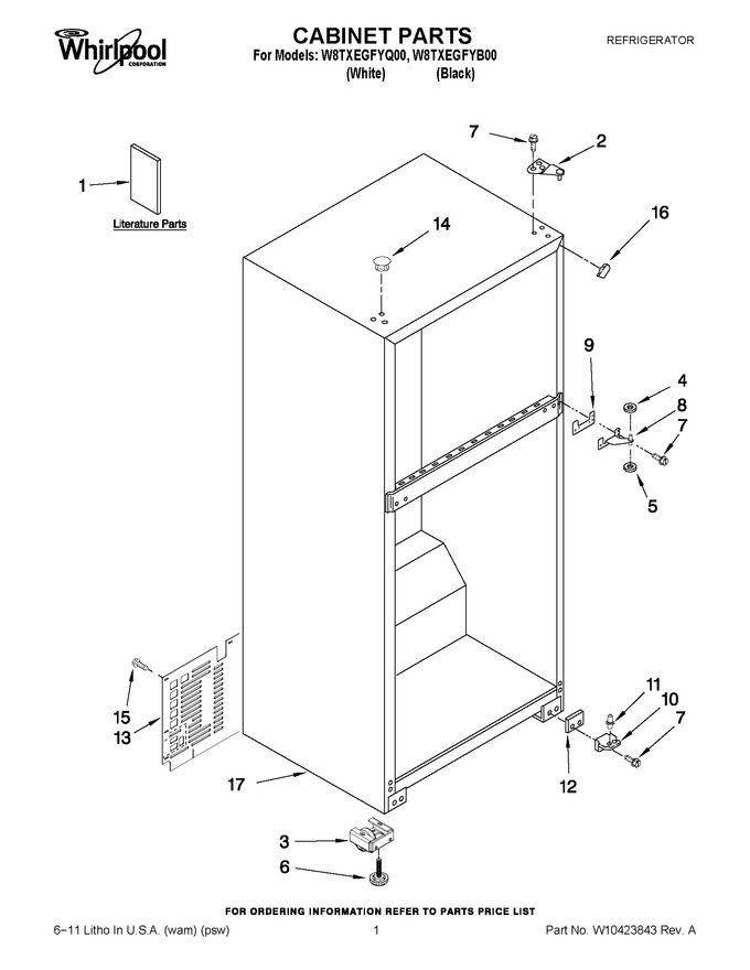 Diagram for W8TXEGFYB00