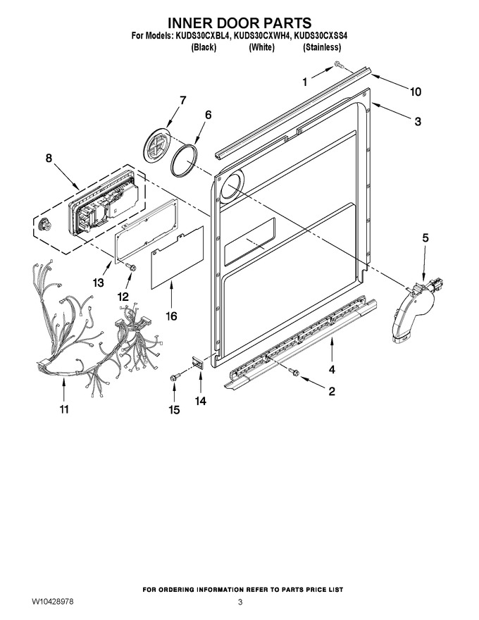 Diagram for KUDS30CXBL4