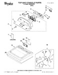 Diagram for 01 - Top And Console Parts