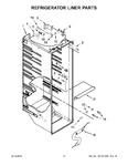 Diagram for 03 - Refrigerator Liner Parts