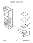 Diagram for 05 - Freezer Liner Parts