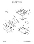 Diagram for 02 - Cooktop Parts