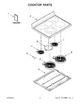 Diagram for 02 - Cooktop Parts