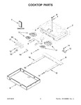 Diagram for 02 - Cooktop Parts