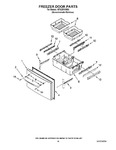 Diagram for 10 - Freezer Door Parts