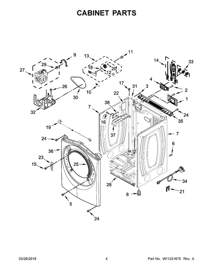 Diagram for YWED90HEFW2