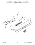 Diagram for 03 - Control Panel And Latch Parts