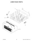 Diagram for 10 - Lower Rack Parts