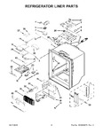 Diagram for 03 - Refrigerator Liner Parts