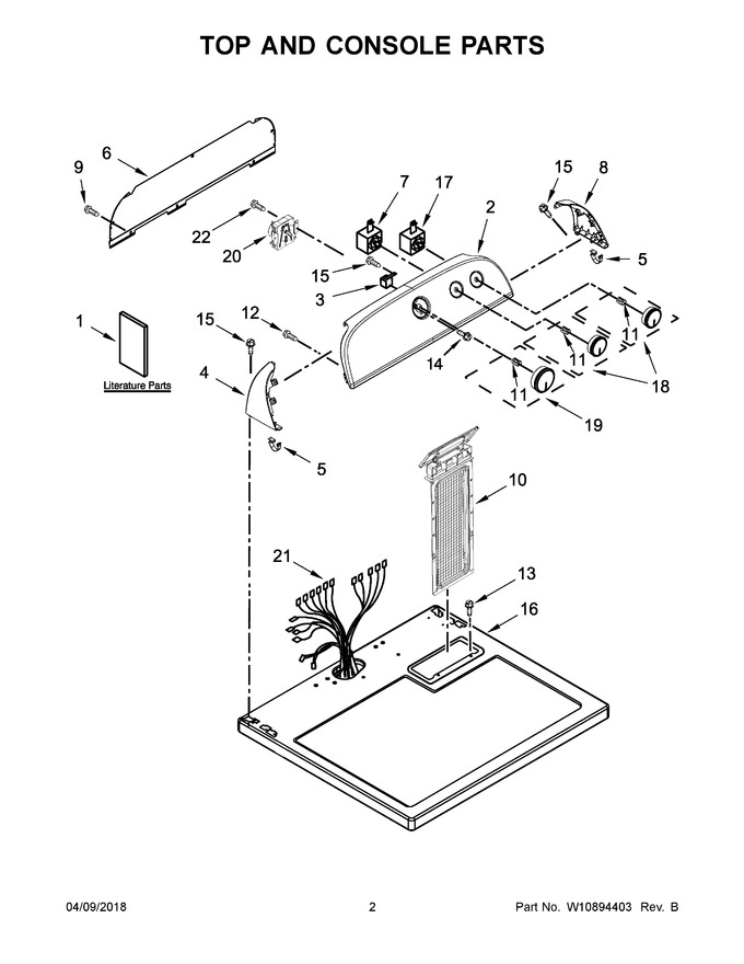 Diagram for WGD4815EW2